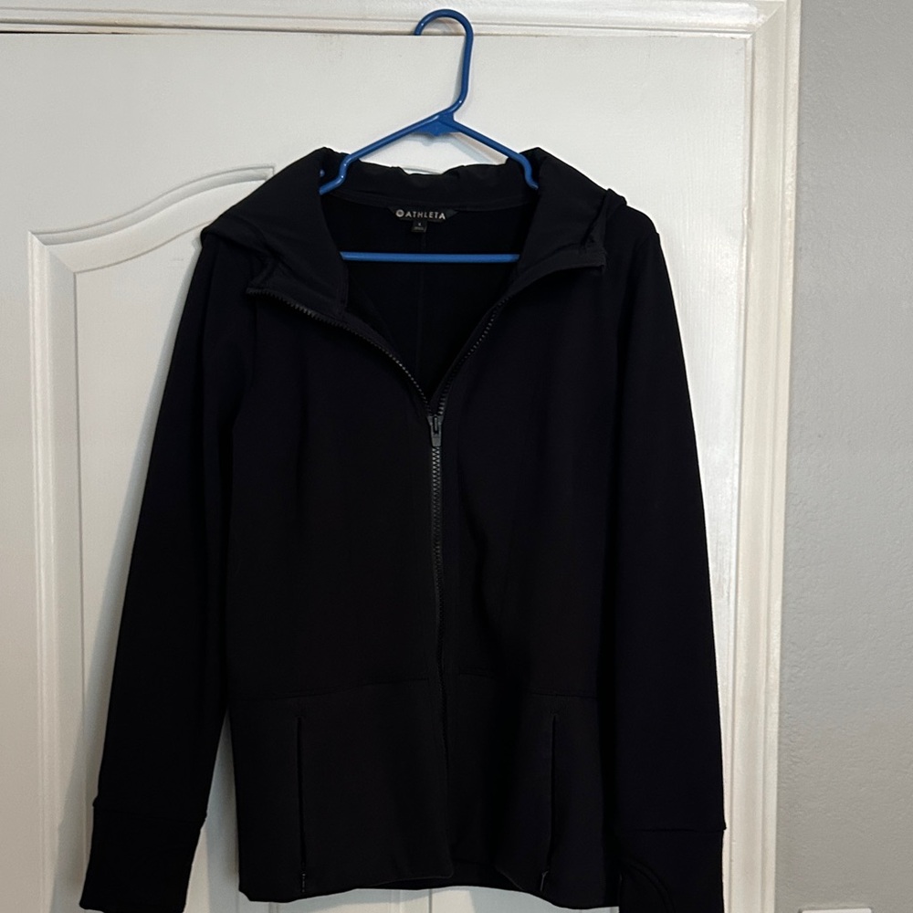 Athleta zip up sweatshirt with hood